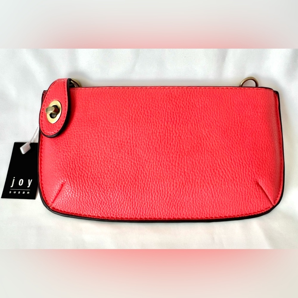 Joy Susan Mini Crossbody Wristlet Clutch Geranium
